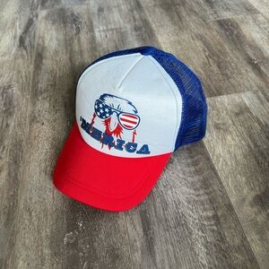 ‘Merica Patriotic Trucker Hat with Eagle Design
